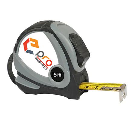 tm-5m25mmgyblk E-Pro High Precision DualScale Wear-resistant 5m 25mm Retractable Measuring Tape Gray Black