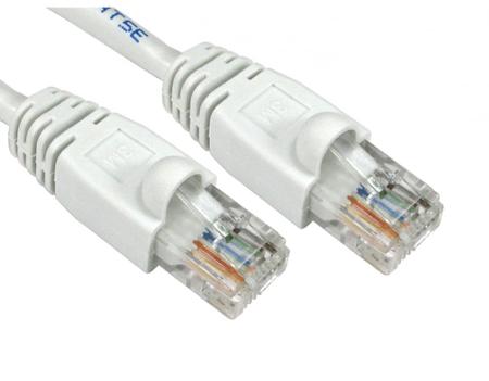 286-3012 RS PRO, 5m Cat5e, White RJ45 to Male RJ45 Male, UTP Unshielded, Terminated PVC Sheath