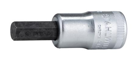 02450020 STAHLWILLE 3/8 in Drive Bit Socket, Hex Bit, 5/16in, 52 mm Overall Length