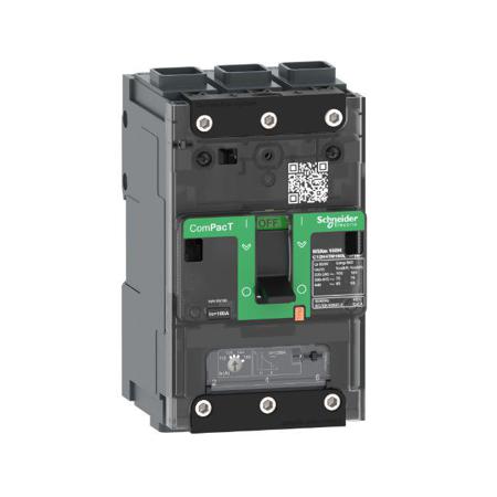 C11F3TM025L Schneider Electric, ComPacT MCCB 3P 25A, Fixed Mount