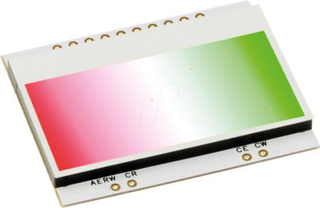EA LED40x33-ERW Display Visions Green, Red, White Display Backlight, LED 40 x 33mm