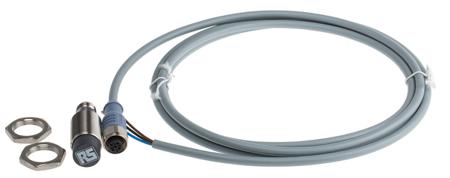 208-235 RS PRO Inductive Threaded Barrel Proximity Sensor, M18, 12 mm Detection, PNP NO, 10 → 30 V dc