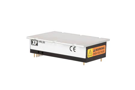 HRL3024S6K0N XP Power HRL30 DC-DC Converter, 0 → -6000V dc/ 5mA Output, 22 → 30 V dc Input, 30W, Through Hole, +70°C