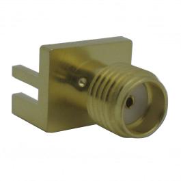 132357-11 Amphenol RF, Jack Edge Mount SMA Connector, 50Ω, Solder Termination, Straight Body