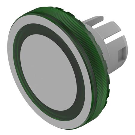 61-9643.501 Indicator Lens Round Style, Green, 19.7 diameter