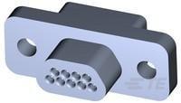 1-1532179-7 TE Connectivity 15321 9 Way Panel Mount D-sub Connector Socket, 1.27mm Pitch, with Screw