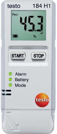 0572 1845 Testo 184-H1 Temperature Data Logger, USB, 2 Input Channel(s)