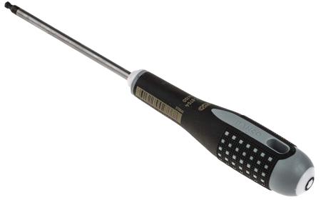 BE-8704 Bahco Ball End Hexagon  Screwdriver, 4 mm Tip, 100 mm Blade, 222 mm Overall