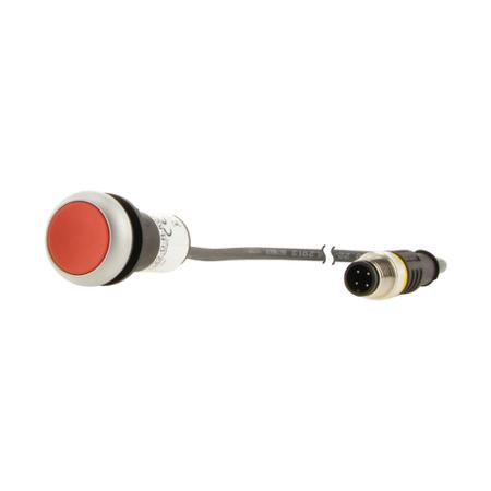 181633-C22-D-R-K01-P3 Eaton, C22 Non-illuminated Red Flat Push Button, NC, 22mm Momentary