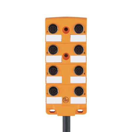 EBC034 ifm electronic EBC Series Sensor Box, M12, 10m cable, 8 port