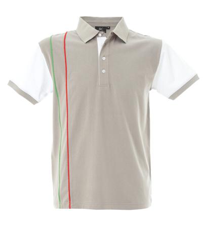 989016-C-XL-LIGHT-GREY JRC 989016-C Light Grey 100% Cotton Polo Shirt, UK- XL, EUR- XL