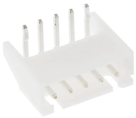 147-090 RS PRO Side Entry Through Hole PCB Header, 5 Contact(s), 2.5 mm Pitch, 1 Row, Shrouded