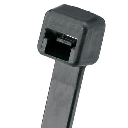 PLT1M-M100 Panduit Cable Tie, Locking Cable Tie, 99mm x 2.5 mm, Black PP, Pk-1000