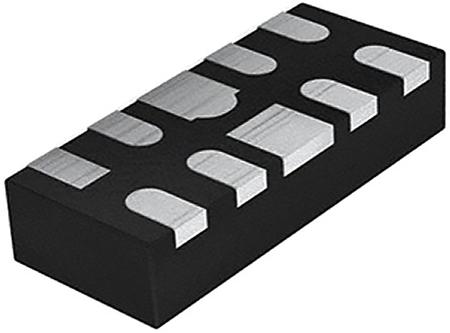 TPD4E02B04DQAR Texas Instruments , Quad-Element Bi-Directional ESD Protection Array, 17W, 10-Pin USON