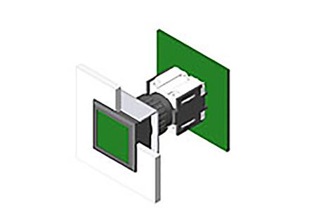 71-611.0 EAO Illuminated Push Button Switch for Use with Series 71 Switches