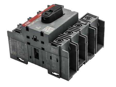 1SCA108348R1001 ABB 4P Pole Surface Mount Switch Disconnector - 63A Maximum Current, 37kW Power Rating, IP20