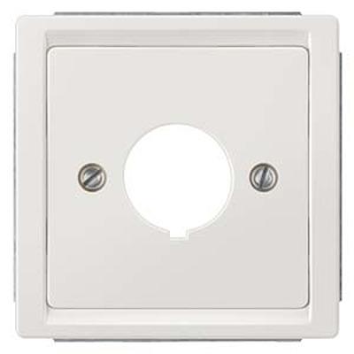 5TG1333 Siemens Metallic Silver 1 Gang Cover Plate Thermoplastic Faceplate & Mounting Plate