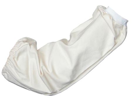 682 Liscombe  White Reusable Cotton Arm Protector for Light Handling And Maintenance Operations Use, 16in Length