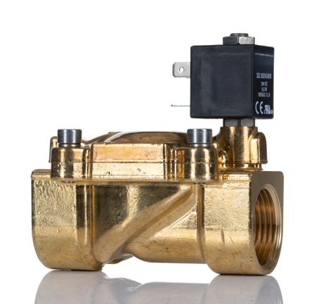 255-4186 RS PRO Solenoid Valve, 2 port(s) , NC, 24 V, 1in