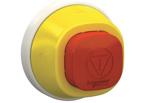 ZB5AS84W2B Schneider Electric ZB5 Series, Twist Release, Emergency Stop Push Button Head