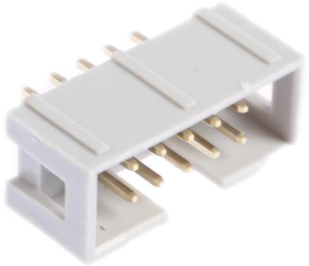 625-7252 RS Pro SCP Series 2.54mm Pitch Through Hole IDC Connector, Male, 10 Way, 2 Row