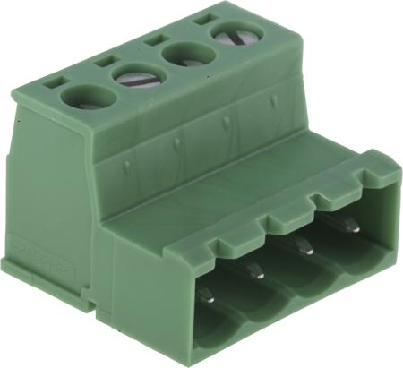 1786190 Phoenix Contact, 5.08mm Pitch, CLASSIC COMBICON IC, 4 Way, , Pluggable Terminal Block, Inverted Plug, Cable Mount,
