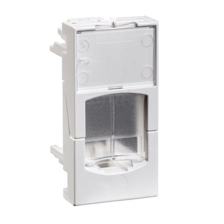 VDI88240P Schneider Electric PC/ABS Rectangular Adaptable Box, 22.5mm x 45mm x 25mm, with 1 Knockouts, Size:22.5 x 45mm