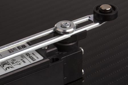 902-6865 IP65 Snap Limit Switch Adjustable Lever Thermoplastic Fibreglass, NO/NC, 400V