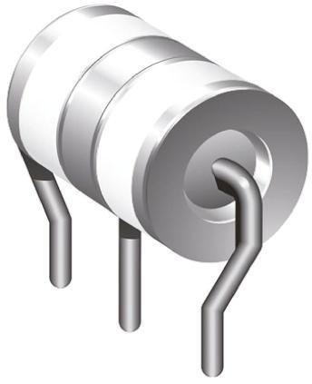 2056-60-B2LF Bourns 2056 Series 600V 5kA Radial 3 Electrode Gas Discharge Tube