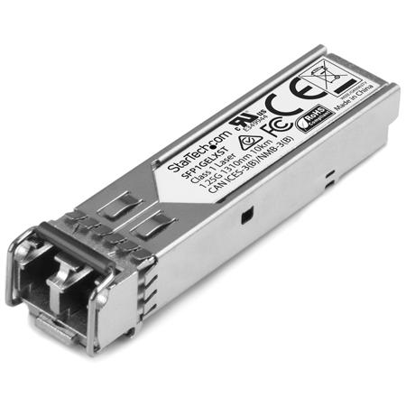 SFP1GELXST StarTech.com Juniper Compatible LC Single Mode Transceiver Module, Full Duplex, 1000Mbit/s