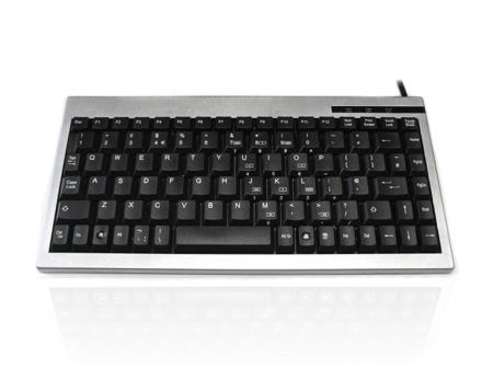 KYBAC595-PS2SIL Ceratech  Wired USB Compact Keyboard, QWERTY (French), Silver