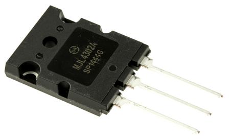 MJL4302AG onsemi  PNP Transistor, -15 A, -350 V, 3-Pin TO-3BPL