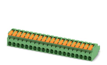 1110606 Phoenix Contact, 5.08mm Pitch, 20 Way, , Pluggable Terminal Block, Plug, Cable Mount, Push-In Termination,