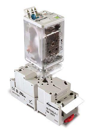 750XCXH-12A Schneider Electric 3PDT Plug In Non-Latching Relay, 12V ac Coil, 12 A