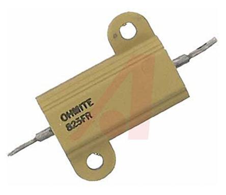 825F25RE Ohmite, 25Ω 25W Wire Wound Chassis Mount Resistor  ±1%