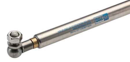 268-7067 RS PRO Stainless Steel Gas Strut, with Ball & Socket Joint, 276mm Extended Length, 100mm Stroke Length