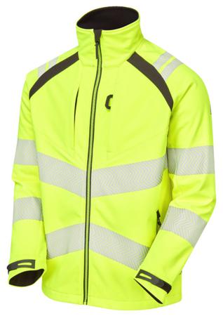 LFE965-10 PULSAR LFE965 Yellow Women Hi Vis Softshell Jacket, 10