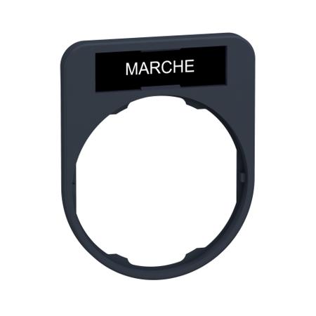 ZBYF2103 Schneider Electric Legend Holder for Use with Harmony XB4, Harmony XB5, MARCHE