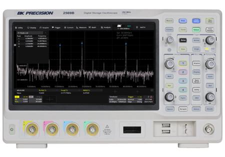 BK2569B BK Precision  2560B Series, 350MHz Bench Oscilloscope, 4 Analogue Channels - UKAS Calibrated