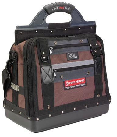 AX3553 Veto Pro Pac 1800 Denier Fabric Tool Bag with Shoulder Strap 16.5in x 9.5in x 20.25in