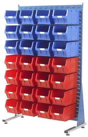 424-5588 RS Pro Blue PP Louvre Panel Storage Unit, 1500mm x 1000mm
