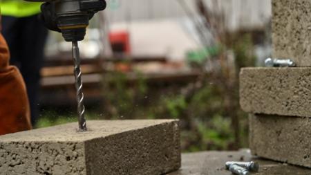 KBPS16C Starrett SDS Plus Series Carbide Tipped SDS Plus Drill Bit, 16mm Diameter, 210 mm Overall