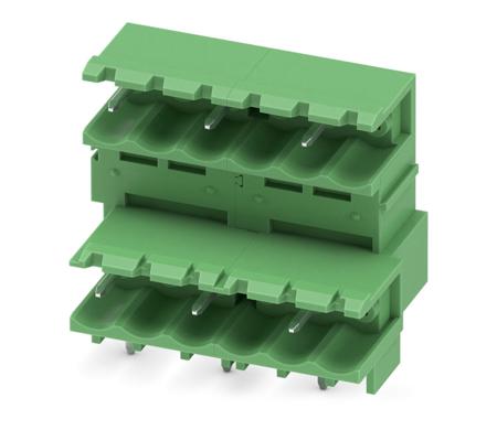 1842254 Phoenix Contact, 5.08mm Pitch, MDSTBW 2.5/ 6-G-5.08, 6 Way, Pluggable Terminal Block, Header, Solder Termination,
