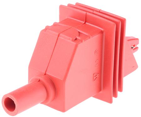 423-3169 RS Pro Crocodile Clip, 10A, Red