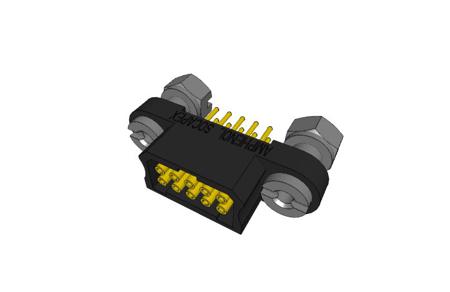 MHDAS2F010YDE53 MHDAS Series Straight PCB Mount PCB Connector, 10 Contact(s), 1.27mm Pitch, 2 Row(s), Shrouded