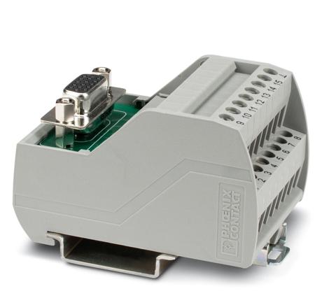 2322401 Phoenix Contact 15-Contact Female Interface Module, D-sub Connector, DIN Rail Mount, 1A