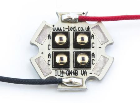 ILH-IW04-85ML-SC201-WIR200.  ILS, OSLON Black PowerStar 850nm IR LED Array, PCB SMD package