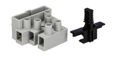 209-7561 RS PRO Fuse Terminal Block, 3-Way, 16A, 10 mm² Wire, Screw Termination