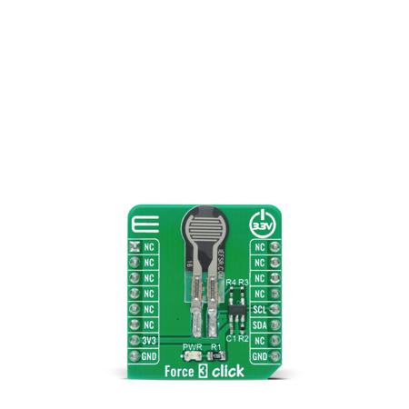 MIKROE-4149 MikroElektronika Force 3 Click for MCP3221 MCP3221
