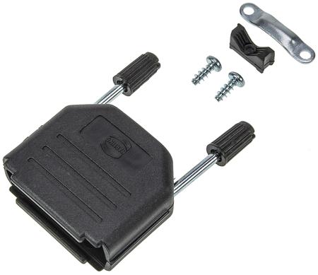 09670150424 HARTING Thermoplastic D Sub Backshell, 15 Way